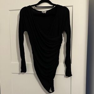Wolford Black Long Sleeve Bodysuit